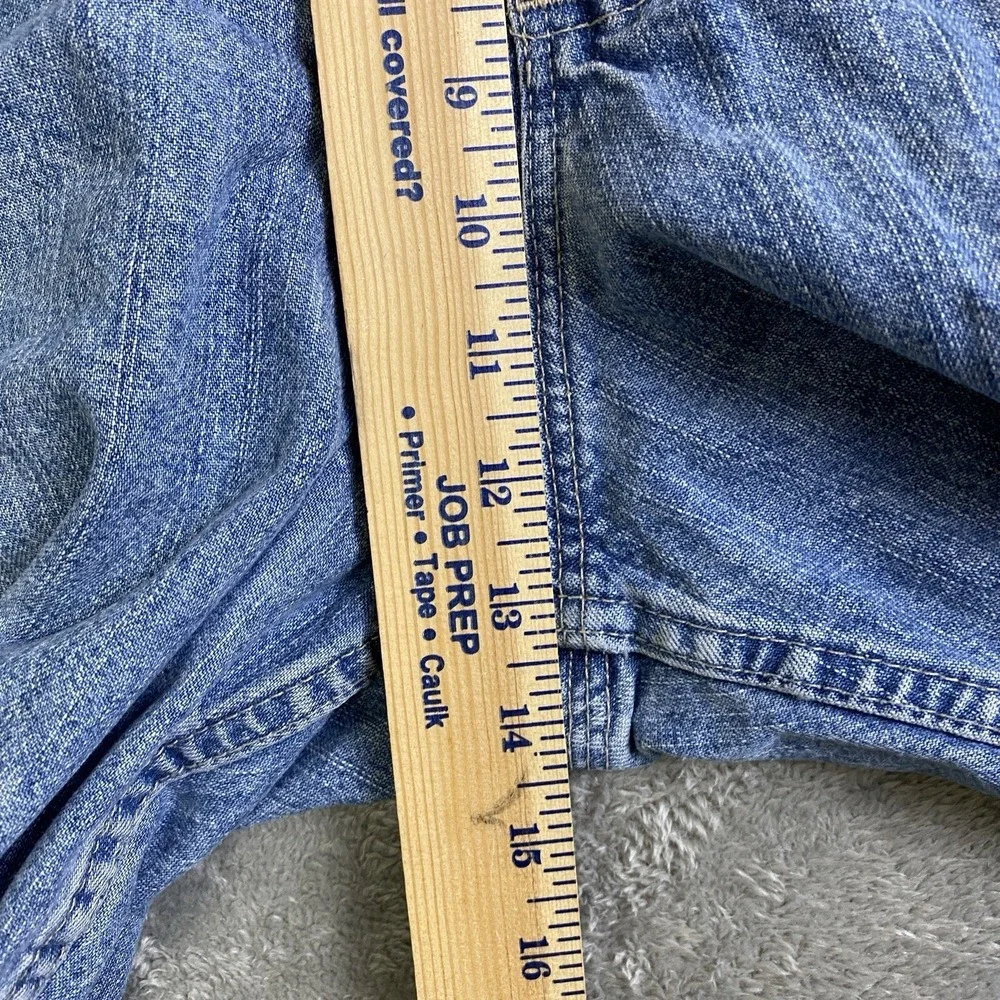 VTG Lee Dungarees Shorts Men Denim 42L Carpenter Work Grunge Baggy Y2K 90s Skate